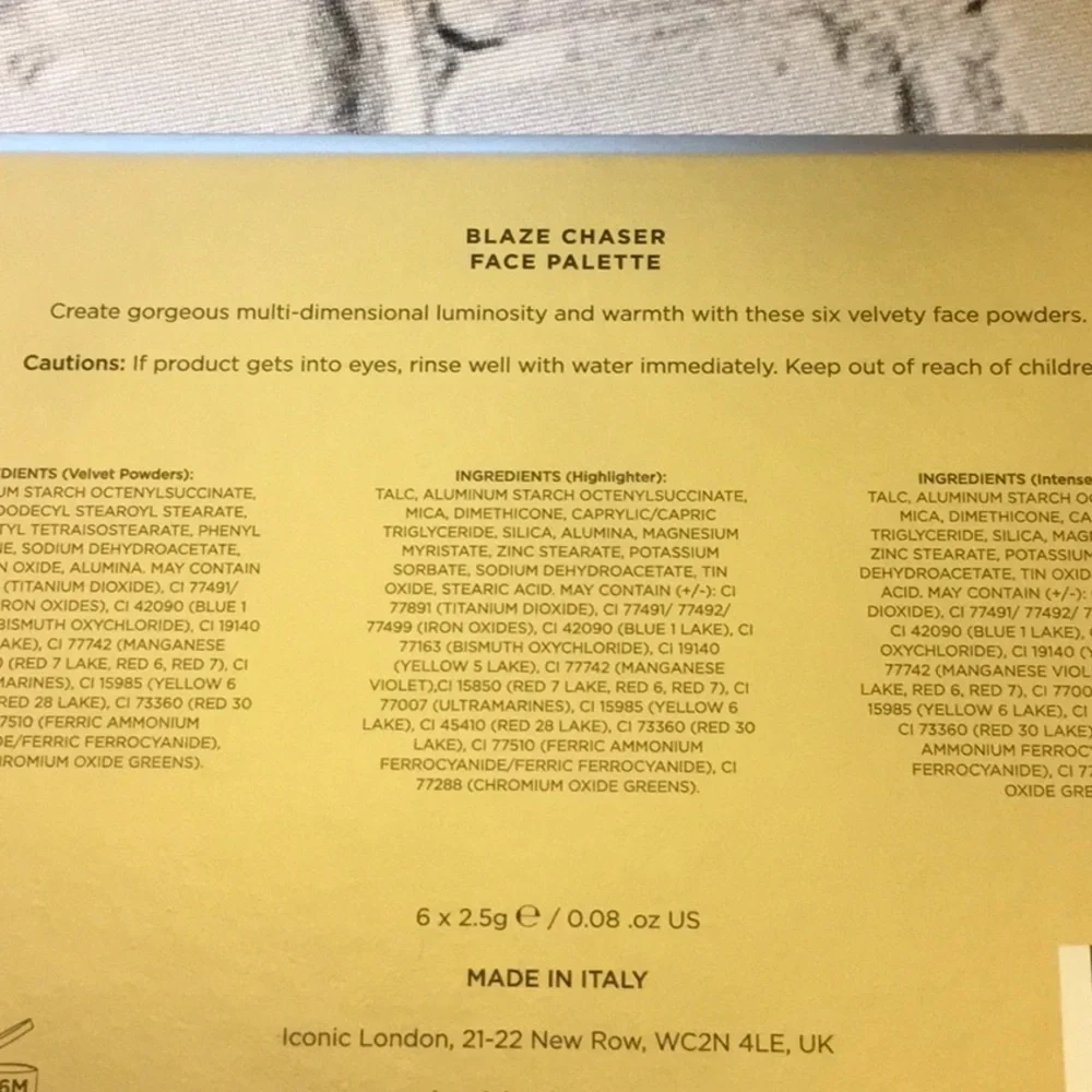 Iconic London NEW Blaze Chaser Bronzer Palette